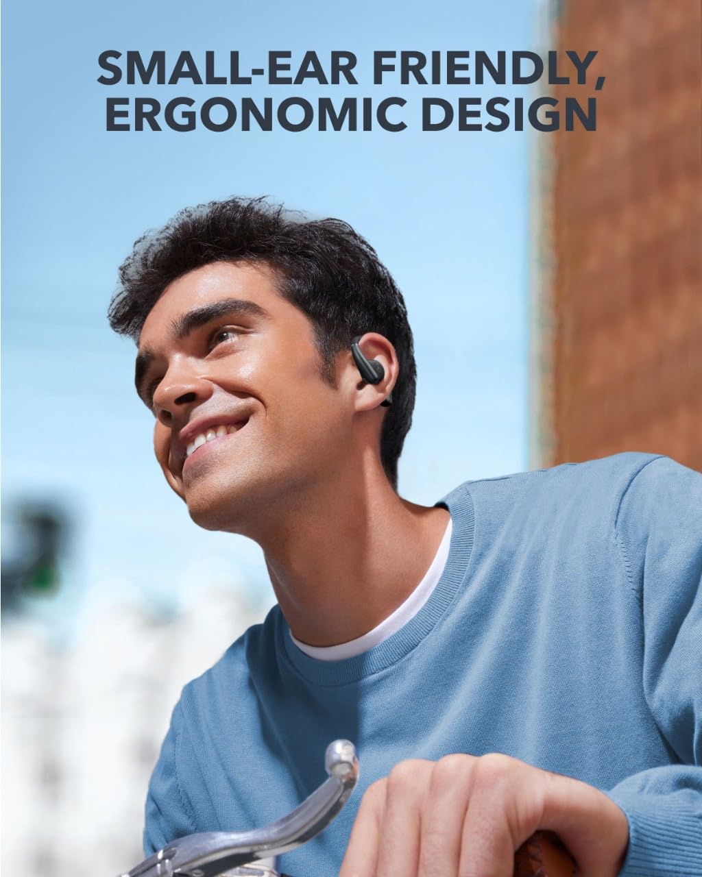 soundcore by Anker, AeroFit Open-Ear Headphones, Ultra Comfort, Snug Fit, Ergonomic Ear Hook