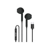 Green Lion Stereo Earphone With Type-C Connector Black