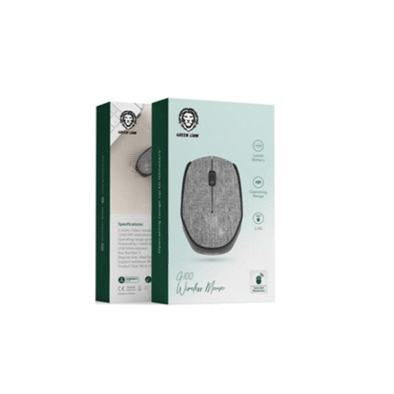 Green Lion G100 Wireless Mouse Gray