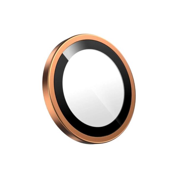 Green Lion Classic Camera Lens For iP 17 Pro/17 Pro Max Orange Titanium لاصق حماية لعدسات الكامرة للايفون 17برو/17برو ماكس فريم برتقالي