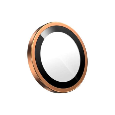 Green Lion Classic Camera Lens For iP 17 Pro/17 Pro Max Orange Titanium لاصق حماية لعدسات الكامرة للايفون 17برو/17برو ماكس فريم برتقالي