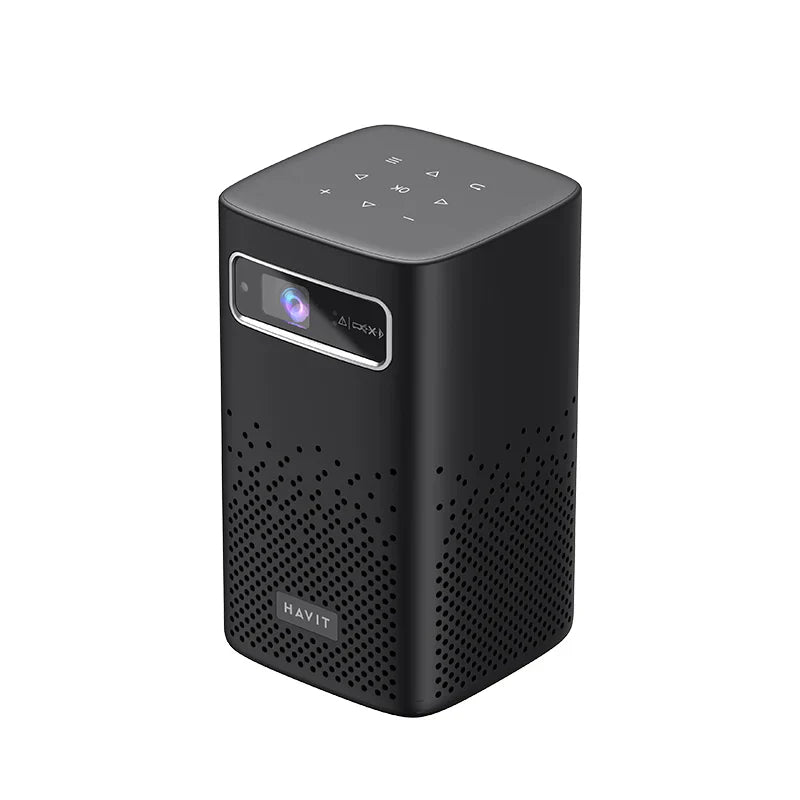 جهاز العرض Havit PJ208 PRO-EU Prime Onyx Smart Projector جهاز عرض  DLP  محمول: بطارية مدمجة  8000mAh ، نظام  Android9.0 ، ودعم  3D