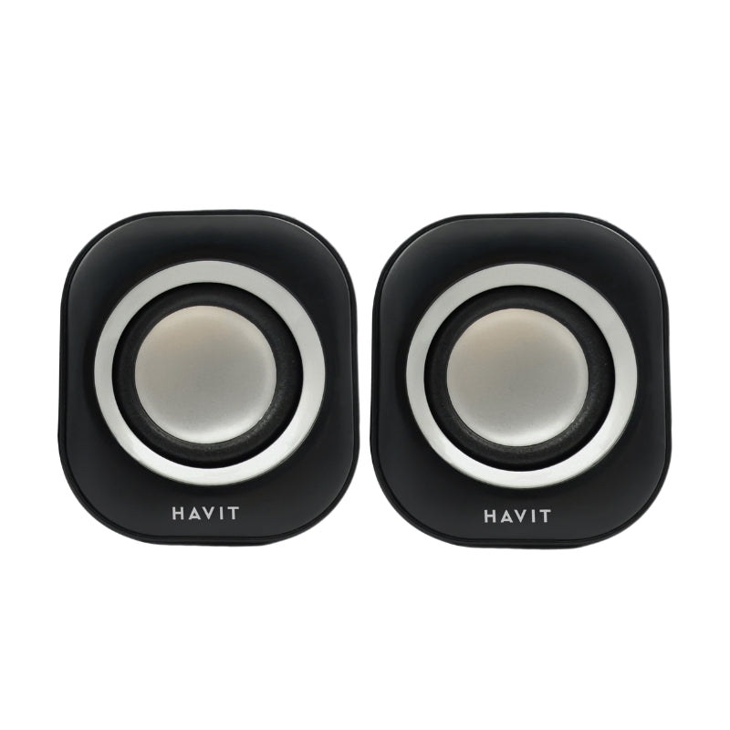 مكبر صوت Havit SK704 USB  2.0  سلكي سماعات كمبيوتر أساسية: طاقة  6W ، محركات  52mm ، وتصميم صغير الحجم