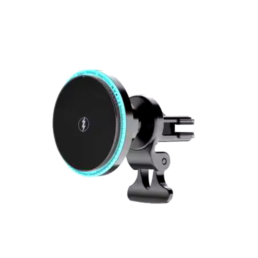 شاحن سيارة هافيت اللاسلكي (Havit) - الموديل W3032 شحن لاسلكي 15 واط وتثبيت آمن بفضل الحامل المغناطيسي