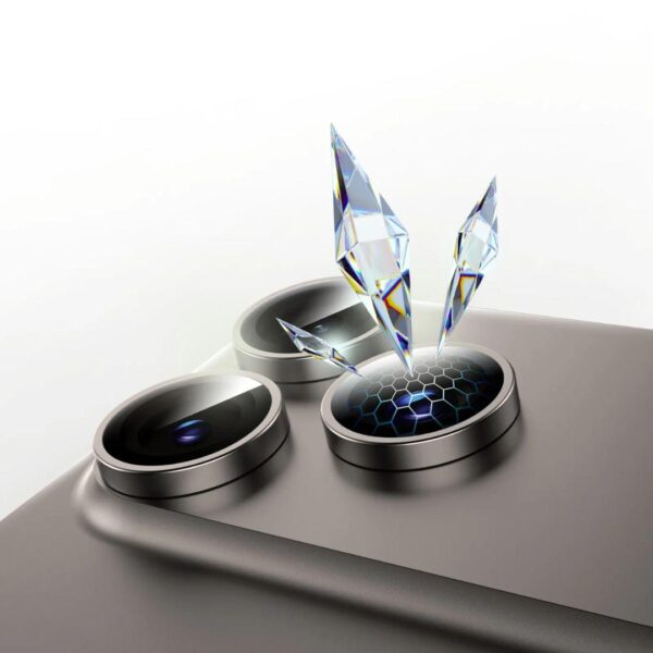 Green Lion Classic Camera Lens For iP 17 Pro/17 Pro Max Orange Titanium لاصق حماية لعدسات الكامرة للايفون 17برو/17برو ماكس فريم برتقالي