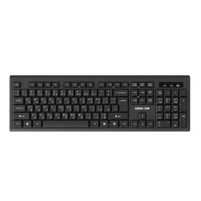 Green Lion GKM-200 Wireless Combo Keyboard and Mouse Black