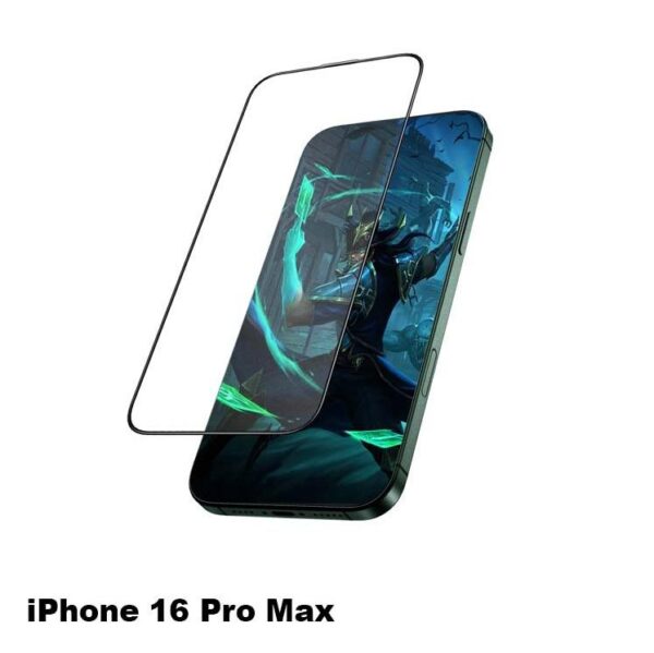 Green Lion 9H Steve Matte Privacy Glass Protector for iPhone 16 Pro Max Black لاصق حماية للايفون 16 برو ماكس