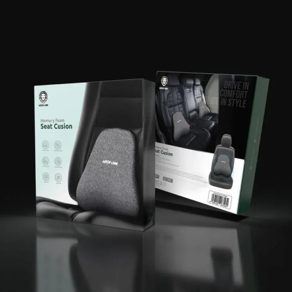 Green Lion Memory Foam Seat Cushion Black