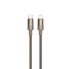 Green Lion Desert Spark Cable USB-C to Lightning 1M 27W Desert Titanium
