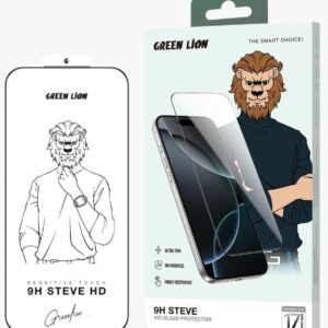 Green Lion 9H Steve HD iP Screen Protector for 17 Pro Max Clear لاصق حماية للايفون 17 برو ماكس