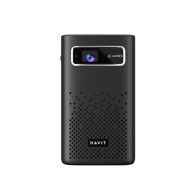 جهاز العرض Havit PJ208 PRO-EU Prime Onyx Smart Projector جهاز عرض  DLP  محمول: بطارية مدمجة  8000mAh ، نظام  Android9.0 ، ودعم  3D