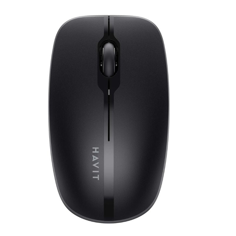 ماوس Havit MS53WB اللاسلكي ( Dual Mode ) الماوس المتعدد:  4  أزرار (أو  6 )،  DPI  قابل للتعديل، واتصال مزدوج ( 2.4GHz+BT 5.2 )