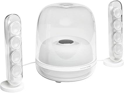 Harman Kardon Soundsticks 4 Bluetooth Wireless 2.1 Speaker System – White