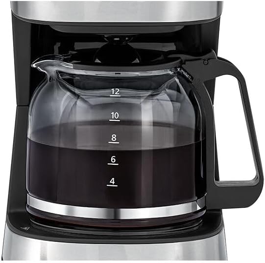 BLACK & DECKER 12-Cup Coffee Maker, 900W, 24-Hour – Black