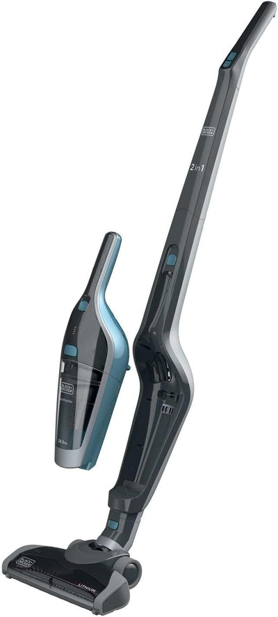Black & Decker SVA420B-B5 14.4V 28.8Wh Cordless Stick Vacuum Cleaner, 2Ah Lithium-Ion Battery 2in1 Floor