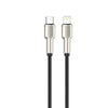 Green Lion USB-C to Lightning Braided Zinc Alloy Cable 27W 1M Black