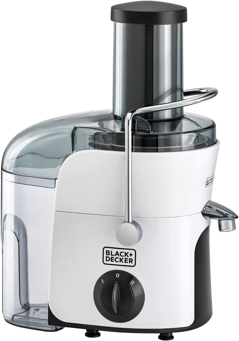 BLACK+DECKER JE780-B5 Juicer Extractor, 800W Power with Copper Motor, 500ml Juice collector, 1.5L Large pulp container