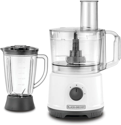 BLACK+DECKER FX822-B5 Food Processor, 800W, 24 Functions with 2L Bowl, 1.5L Blender Jar