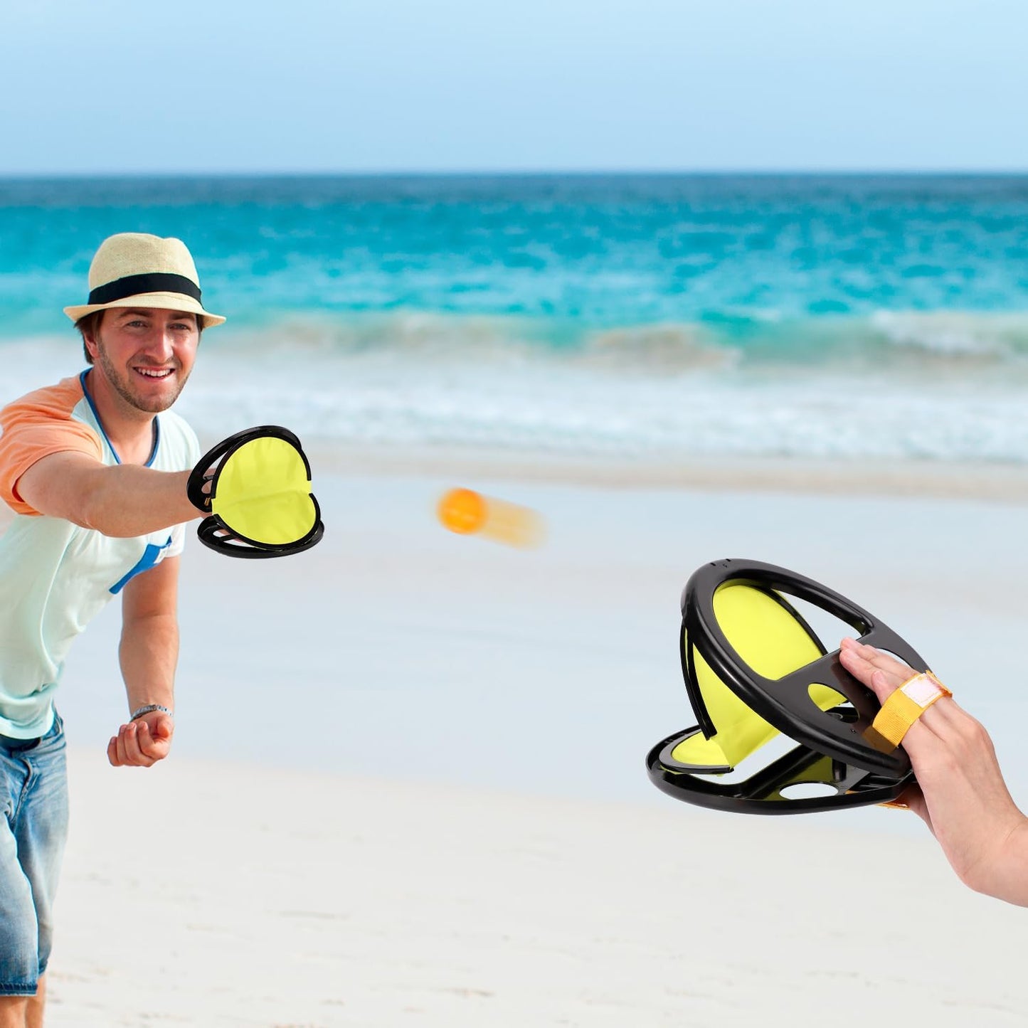 لعبة مسك الكرة التفاعلية - مجموعة لعب مثالية للنشاطات العائلية في الهواء الطلق