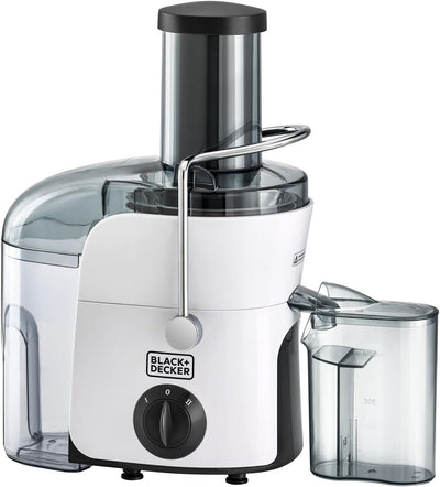 BLACK+DECKER JE780-B5 Juicer Extractor, 800W Power with Copper Motor, 500ml Juice collector, 1.5L Large pulp container