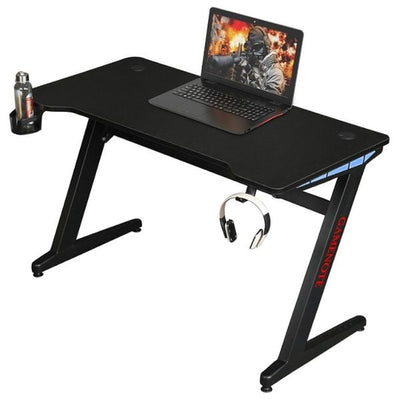 طاولة الألعاب Havit GD905 مع إضاءة LED تصميم قوي من سبائك الألومنيوم، إضاءة RGB 7 ألوان، وإدارة متقدمة للكابلات