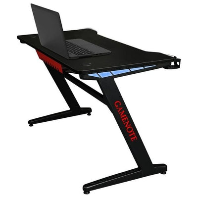 طاولة الألعاب Havit GD905 مع إضاءة LED تصميم قوي من سبائك الألومنيوم، إضاءة RGB 7 ألوان، وإدارة متقدمة للكابلات