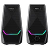 مكبر صوت Havit SK768 USB  2.0  سلكي سماعات مكتبية  2.0 : قوة  10W ، محركات  2.5  ′′   ، وإضاءة  RGB  ديناميكية