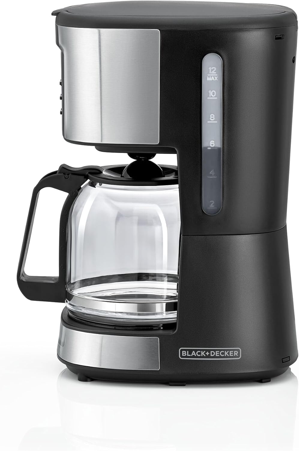 BLACK & DECKER 12-Cup Coffee Maker, 900W, 24-Hour – Black