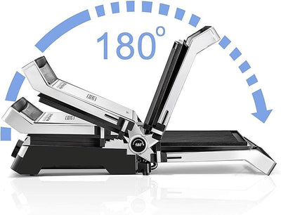 BLACK &amp; DECKER Family Health Grill with 180° Hinge, 2000W,&nbsp; Black/Silver