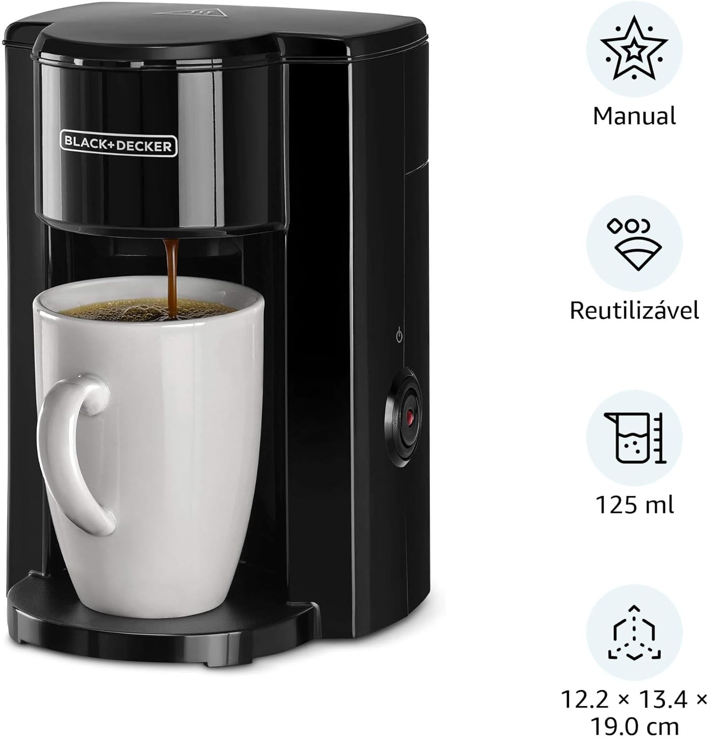 ماكينة قهوة بلاك اند ديكر (Black&Decker) - الموديل DCM25N-B5