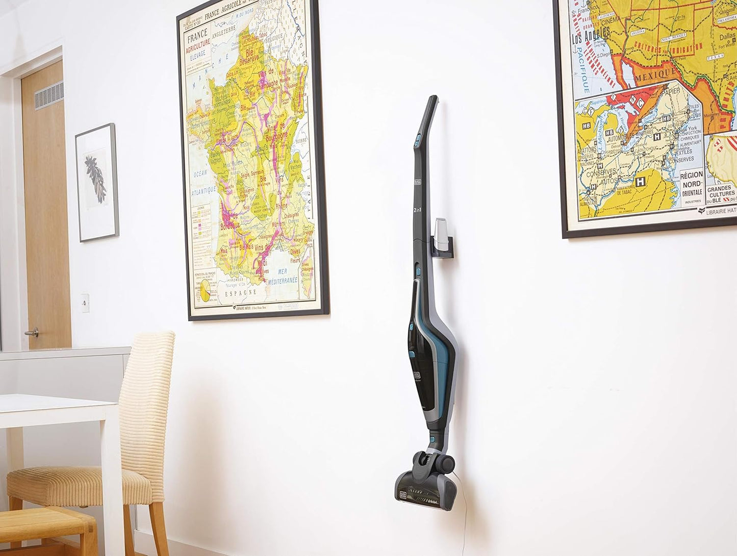 Black & Decker SVA420B-B5 14.4V 28.8Wh Cordless Stick Vacuum Cleaner, 2Ah Lithium-Ion Battery 2in1 Floor