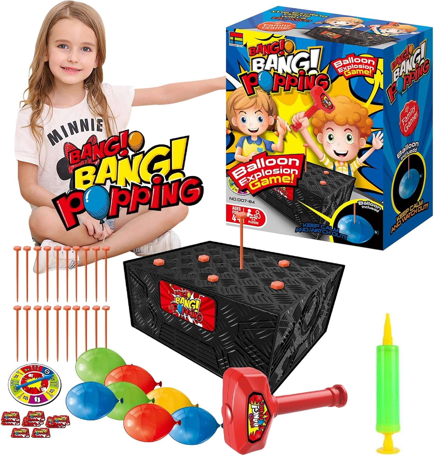 لعبة تحدي صندوق البالون المتفجر - لعبة جماعية مثيرة للحفلات والأنشطة