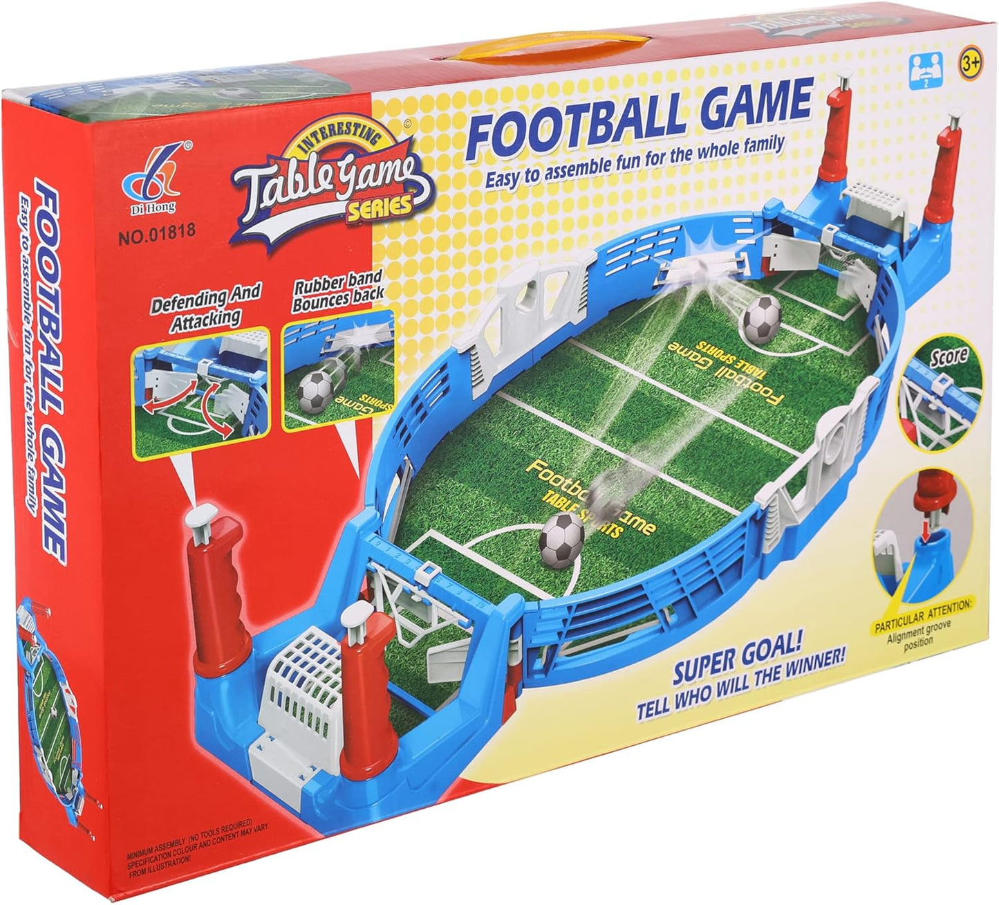 لعبة تركيب مجسم كرة القدم Dihong 1818 - مكعبات بناء ملونة لتنمية مهارات الأطفال