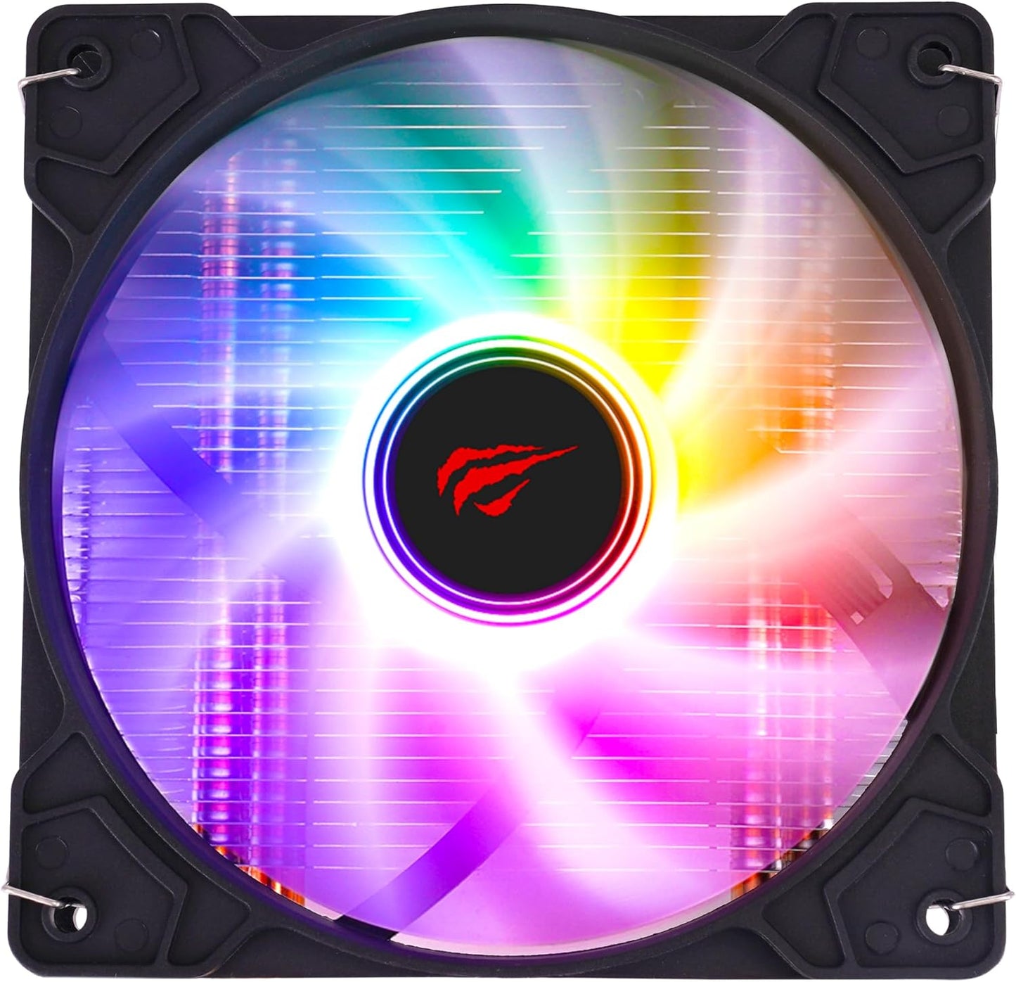 مبرد المعالج الهوائي Havit F2003 (Air CPU Cooler) تبريد فعال 135 واط وإضاءة RGB للاعبين