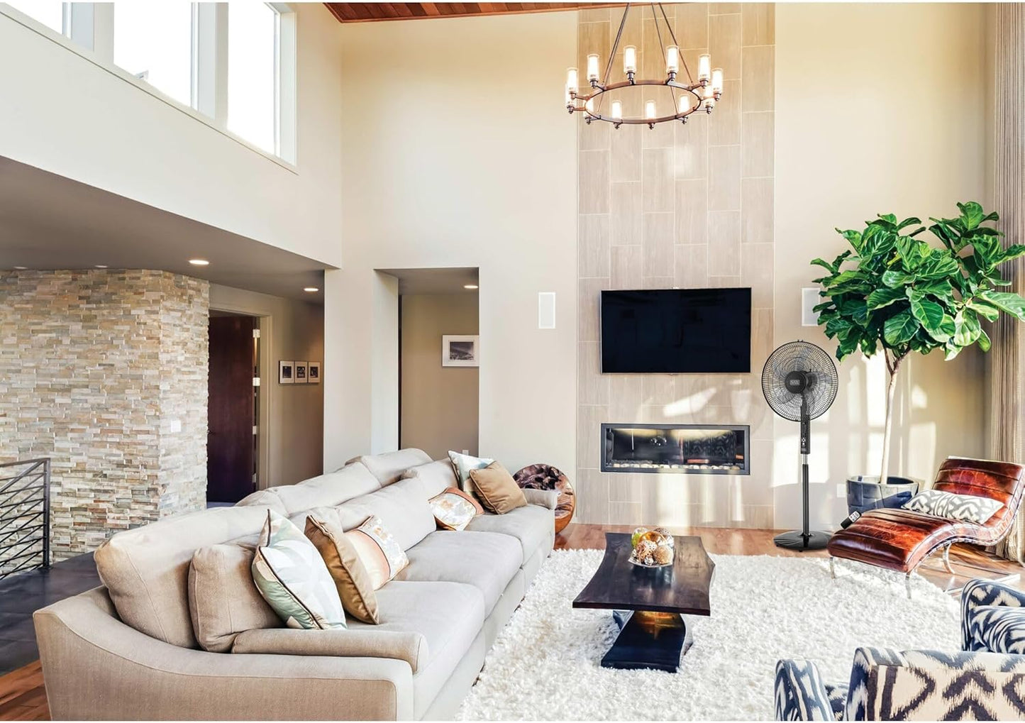 مروحة عامودية بلاك اند ديكر (Black&Decker) - الموديل FS1620-B5