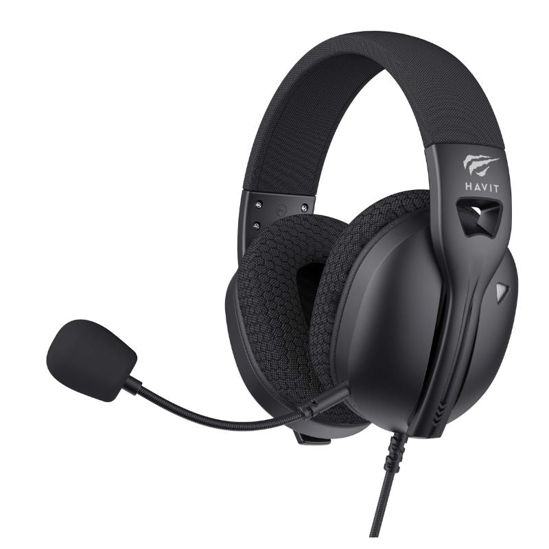 سماعة الألعاب السلكية Havit Fuxi-H5d صوت عالي الدقة (HD) بمكبرات 53 ملم، وراحة دائمة