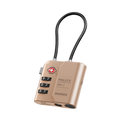momax PinLock Find My Locator with TSA Padlock