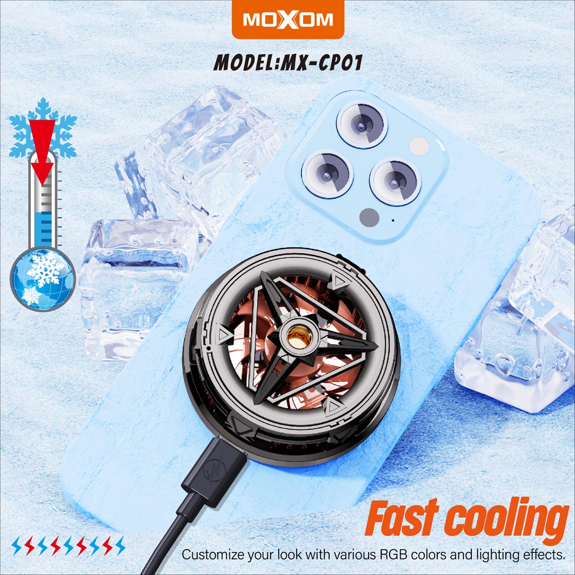 مبرد الهاتف المغناطيسي MX-CP01 - تبريد فوري