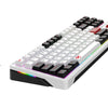 كيبورد الألعاب Havit KB902L الميكانيكي تصميم TKL أنيق باللون الأبيض، إضاءة RGB، وسويتشات سريعة