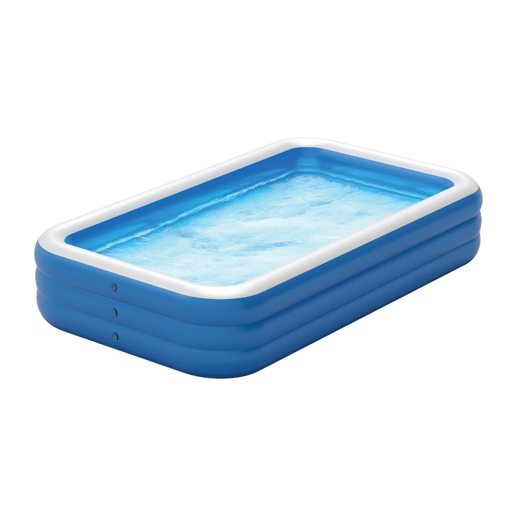 Green Lion Inflatable Big Swimming Pool - Blue