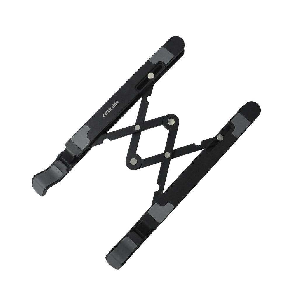 Green Lion Foldable Laptop Stand 7 Tilts - Black