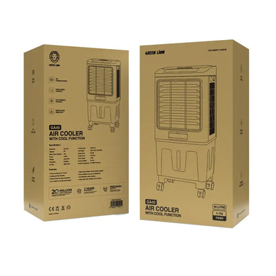 Green Lion GA40 Air Cooler with Cool Function - White/Gray