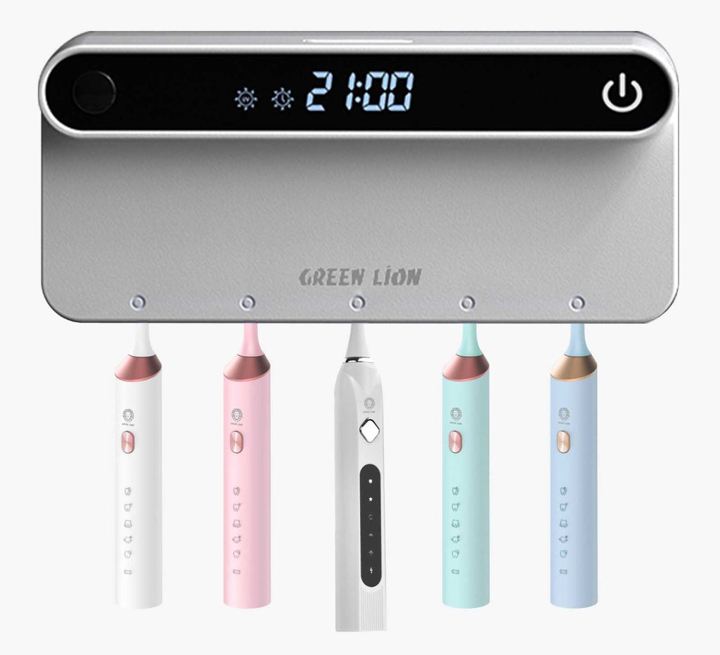 Green Lion Smart Toothbrush Sterilizer GNSTBSTRWH