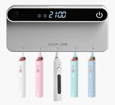 Green Lion Smart Toothbrush Sterilizer GNSTBSTRWH