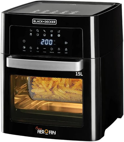 Black & Decker 15L Digital Air Fryer Oven, 1700W