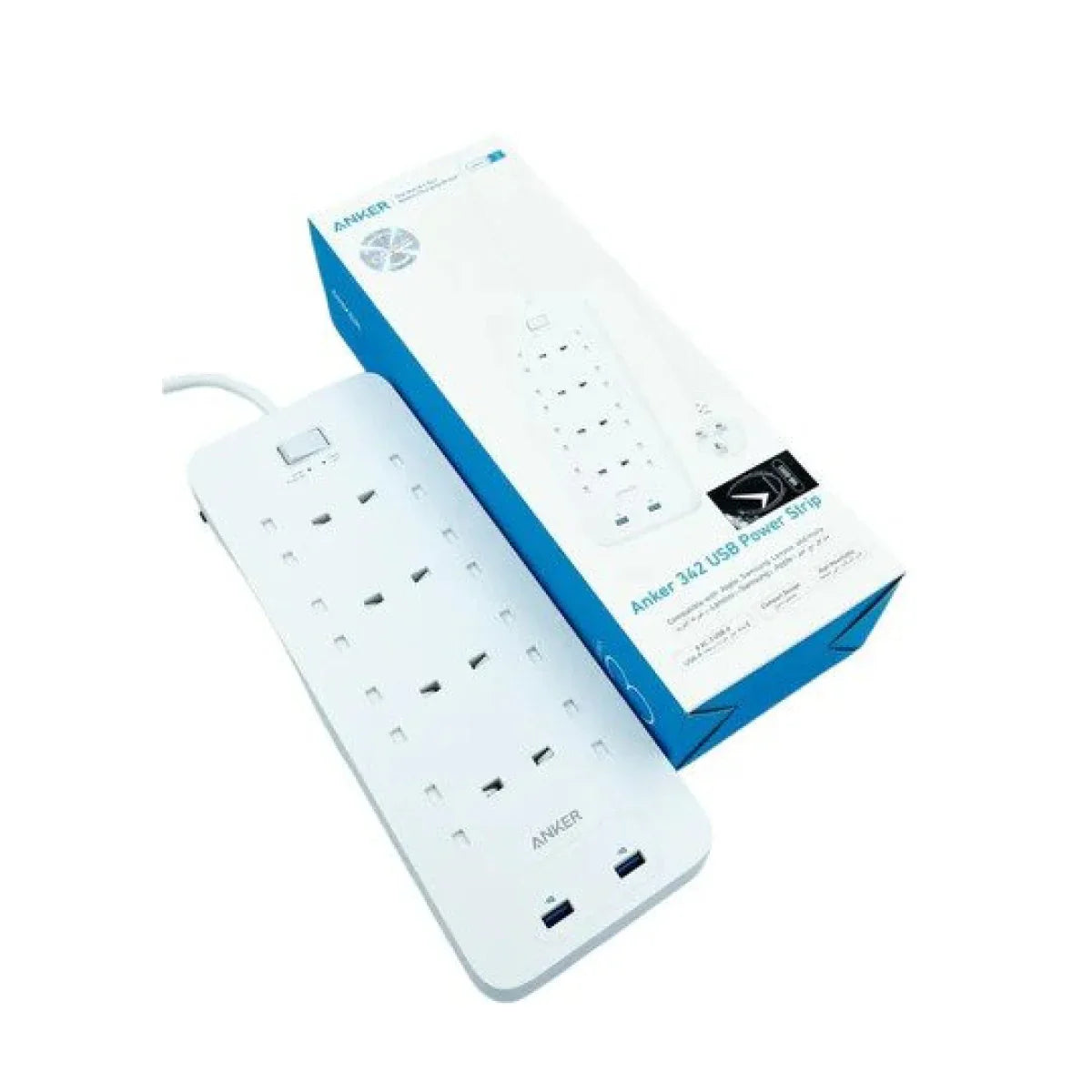 ANKER 342 USB Power Strip, 10-in-1 Power Extension A9182K21