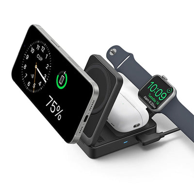 Anker MagGo 15W 3-in-1 Charging Station Qi2 Certified Wireless Charger  B2557211