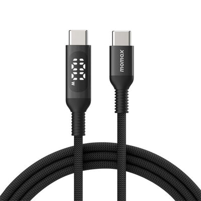 Momax ELITELINK 1.2M USB-C to USB-C CABLE WITH LED