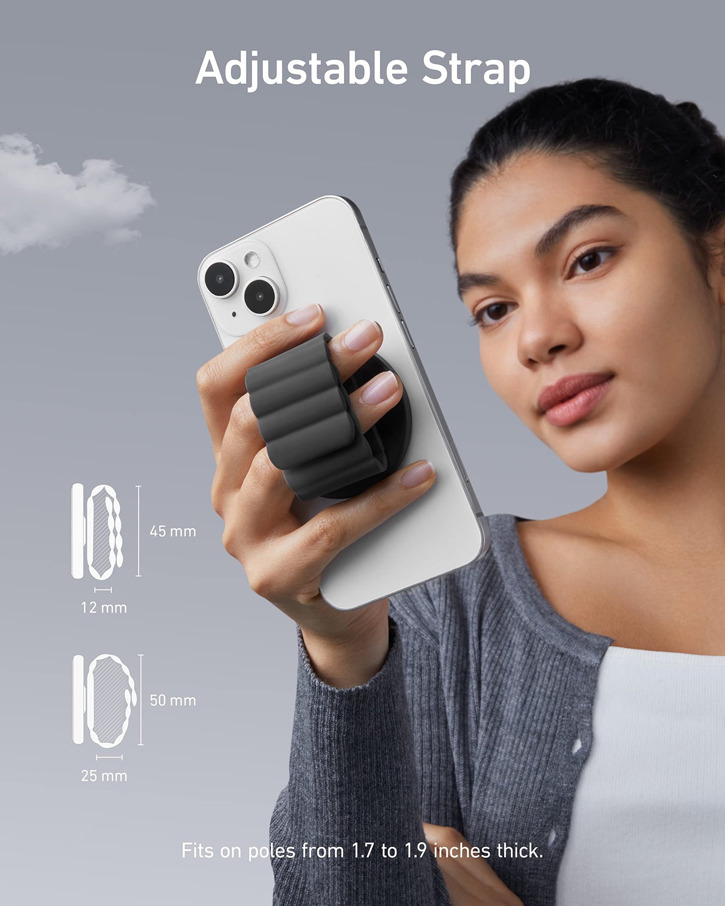 Anker Magnetic Phone Grip (MagGo), Sweat Resistant, 620 Magnetic