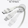 Anker Nano USB C Cable, 240W 3 ft Upcycled-Braided USB C to USB C